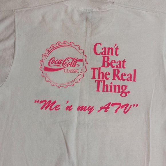 National ATV Jamboree T Shirt Fillmore Utah Coca Cola Vintage Large Single Stitc - Picture 3 of 11